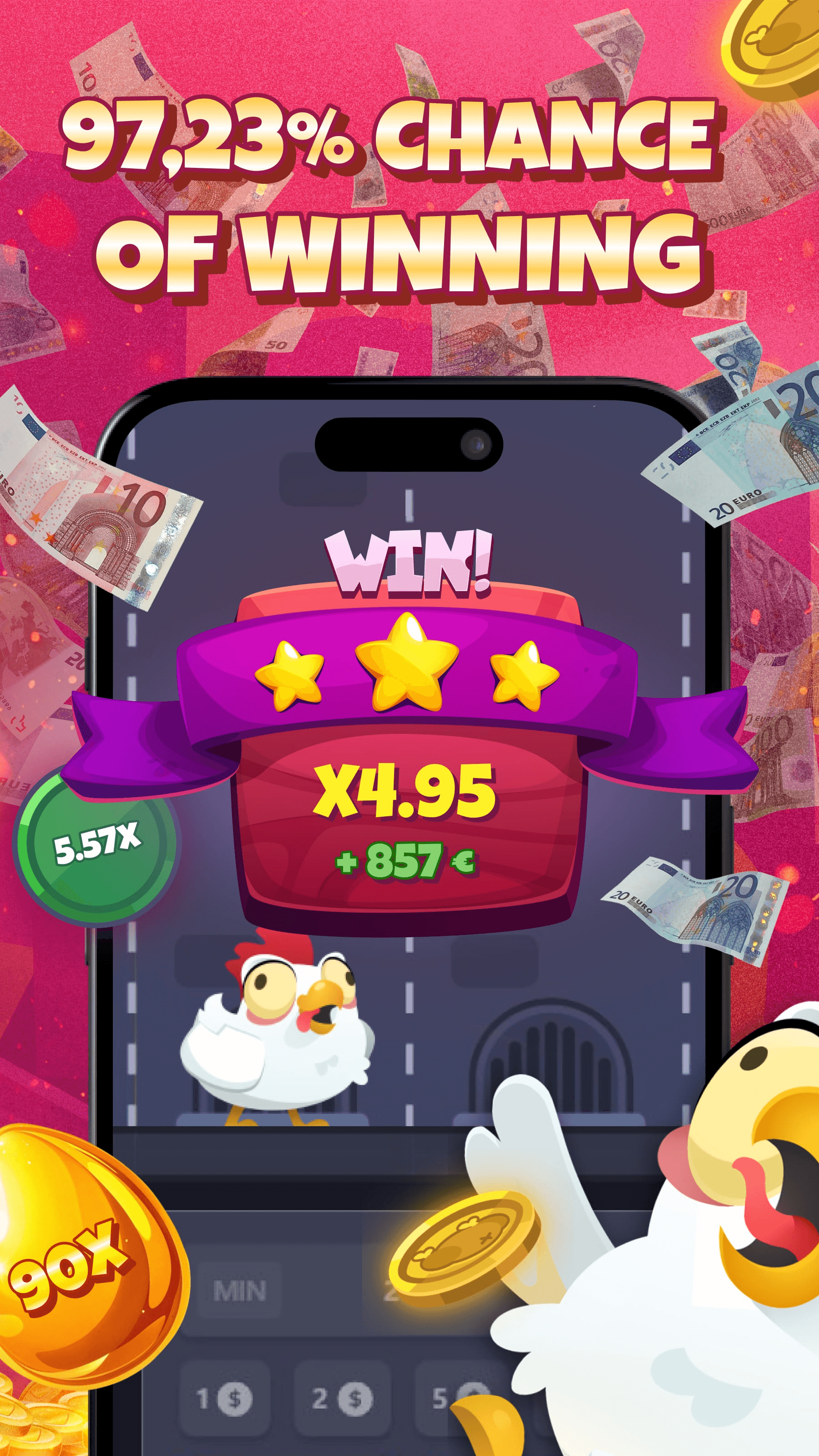 Chicken Road. Screenshot